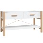 Mueble para TV madera contrachapada blanco 82x38x45 cm en Muebles TV | Comprar online en Foru.es