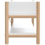 Mueble para TV madera contrachapada blanco 82x38x45 cm en Muebles TV | Comprar online en Foru.es