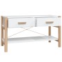 Mueble para TV madera contrachapada blanco 82x38x45 cm en Muebles TV | Comprar online en Foru.es