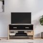 Mueble para TV madera contrachapada negro 82x38x45 cm en Muebles TV | Comprar online en Foru.es