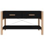 Mesa de centro madera contrachapada negro 82x48x45 cm en Mesas de centro | Comprar online en Foru.es