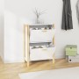 Mueble zapatero madera contrachapada blanco 57,5x33x80 cm en Zapateros y organizadores de calzado | Comprar online en Foru.es