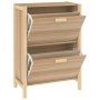 Mueble zapatero madera contrachapada 57,5x33x80 cm en Zapateros y organizadores de calzado | Comprar online en Foru.es