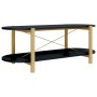 Mesa de centro madera contrachapada negro 110x48x40 cm en Mesas de centro | Comprar online en Foru.es