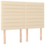 Cama box spring con colchón tela color crema 140x200 cm de vidaXL, Camas y somieres - Ref: Foro24-3132078, Precio: 537,49 €, ...