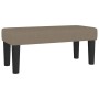 Banco de tela gris taupe 70x30x30 cm en Bancos | Comprar online en Foru.es