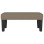 Banco de tela gris taupe 70x30x30 cm en Bancos | Comprar online en Foru.es