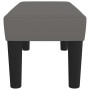 Banco de cuero sintético gris 70x30x30 cm en Bancos | Comprar online en Foru.es