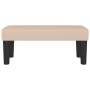 Banco de cuero sintético color capuchino 70x30x30 cm en Bancos | Comprar online en Foru.es