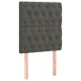 Cama box spring con colchón terciopelo gris oscuro 80x200 cm de vidaXL, Camas y somieres - Ref: Foro24-3132826, Precio: 353,4...
