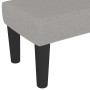Banco de tela gris claro 100x30x30 cm en Bancos | Comprar online en Foru.es