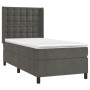 Cama box spring con colchón terciopelo gris oscuro 80x200 cm de vidaXL, Camas y somieres - Ref: Foro24-3132886, Precio: 343,3...