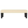 Banco de tela color crema 100x30x30 cm en Bancos | Comprar online en Foru.es