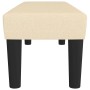 Banco de tela color crema 100x30x30 cm en Bancos | Comprar online en Foru.es