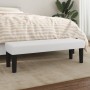 Banco de cuero sintético blanco 100x30x30 cm en Bancos | Comprar online en Foru.es