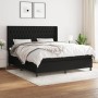 Cama box spring con colchón tela negro 180x200 cm de vidaXL, Camas y somieres - Ref: Foro24-3131691, Precio: 649,65 €, Descue...