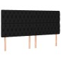 Cama box spring con colchón tela negro 180x200 cm de vidaXL, Camas y somieres - Ref: Foro24-3131691, Precio: 649,65 €, Descue...