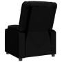 Sillón reclinable de cuero sintético negro en Sillones | Comprar online en Foru.es