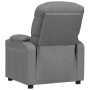 Sillón reclinable de tela gris claro en Sillones | Comprar online en Foru.es
