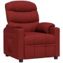 Sillón reclinable de tela rojo tinto en Sillones | Comprar online en Foru.es