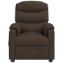 Sillón reclinable de tela marrón oscuro en Sillones | Comprar online en Foru.es