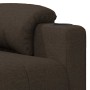 Sillón reclinable de tela marrón oscuro en Sillones | Comprar online en Foru.es