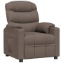Sillón reclinable de tela gris taupe en Sillones | Comprar online en Foru.es
