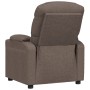 Sillón reclinable de tela gris taupe en Sillones | Comprar online en Foru.es