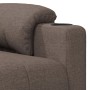 Sillón reclinable de tela gris taupe en Sillones | Comprar online en Foru.es