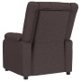 Sillón reclinable Marrón oscuro 82 x 93 x 96 cm tela en Sillones | Comprar online en Foru.es