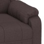 Sillón reclinable Marrón oscuro 82 x 93 x 96 cm tela en Sillones | Comprar online en Foru.es
