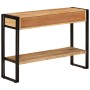 Mesa consola madera maciza de mango 110x30x76 cm en Mesas auxiliares | Comprar online en Foru.es