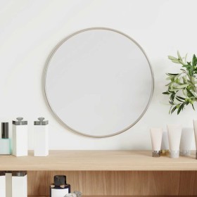 Espejo de pared redondo plateado Ø 30 cm en Espejos | Comprar online en Foru.es