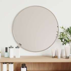 Espejo de pared redondo plateado Ø 40 cm en Espejos | Comprar online en Foru.es