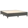 Box spring bed with dark gray velvet mattress 180x200 cm by vidaXL, Beds and slatted bases - Ref: Foro24-3132574, Price: 573,...