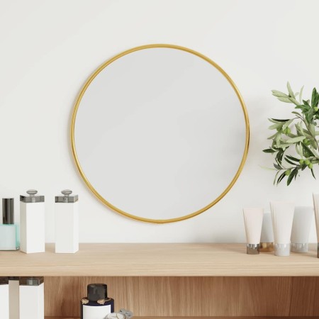 Espejo de pared redondo dorado Ø 30 cm en Espejos | Comprar online en Foru.es