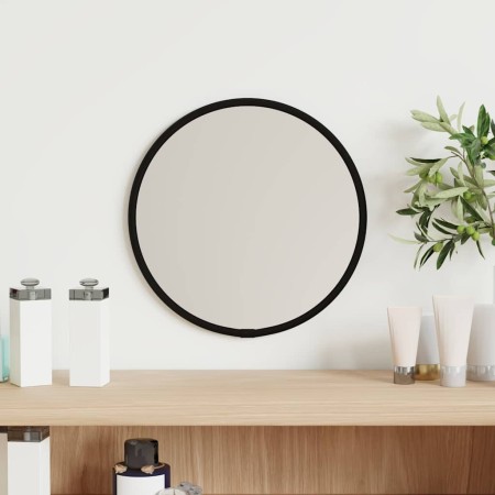 Espejo de pared redondo negro Ø20 cm en Espejos | Comprar online en Foru.es