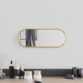 Espejo de pared ovalado dorado 40x15 cm en Espejos | Comprar online en Foru.es