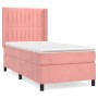 Cama box spring con colchón terciopelo rosa 80x200 cm de vidaXL, Camas y somieres - Ref: Foro24-3132770, Precio: 330,57 €, De...