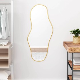 Espejo de pared dorado 100x45 cm en Espejos | Comprar online en Foru.es