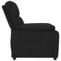 Sillón reclinable de tela negro en Sillones | Comprar online en Foru.es