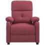 Sillón reclinable de tela rojo tinto en Sillones | Comprar online en Foru.es