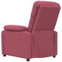 Sillón reclinable de tela rojo tinto en Sillones | Comprar online en Foru.es