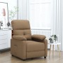 Sillón reclinable de tela marrón en Sillones | Comprar online en Foru.es