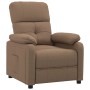 Sillón reclinable de tela marrón en Sillones | Comprar online en Foru.es