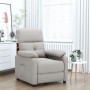 Sillón reclinable de tela gris taupe en Sillones | Comprar online en Foru.es