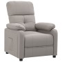 Sillón reclinable de tela gris taupe en Sillones | Comprar online en Foru.es