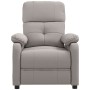 Sillón reclinable de tela gris taupe en Sillones | Comprar online en Foru.es