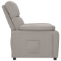 Sillón reclinable de tela gris taupe en Sillones | Comprar online en Foru.es
