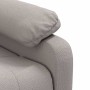 Sillón reclinable de tela gris taupe en Sillones | Comprar online en Foru.es
